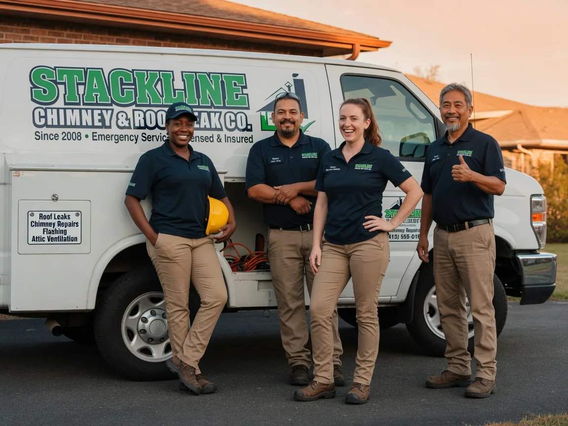 Chimney flashing repair company in Dudley, NC